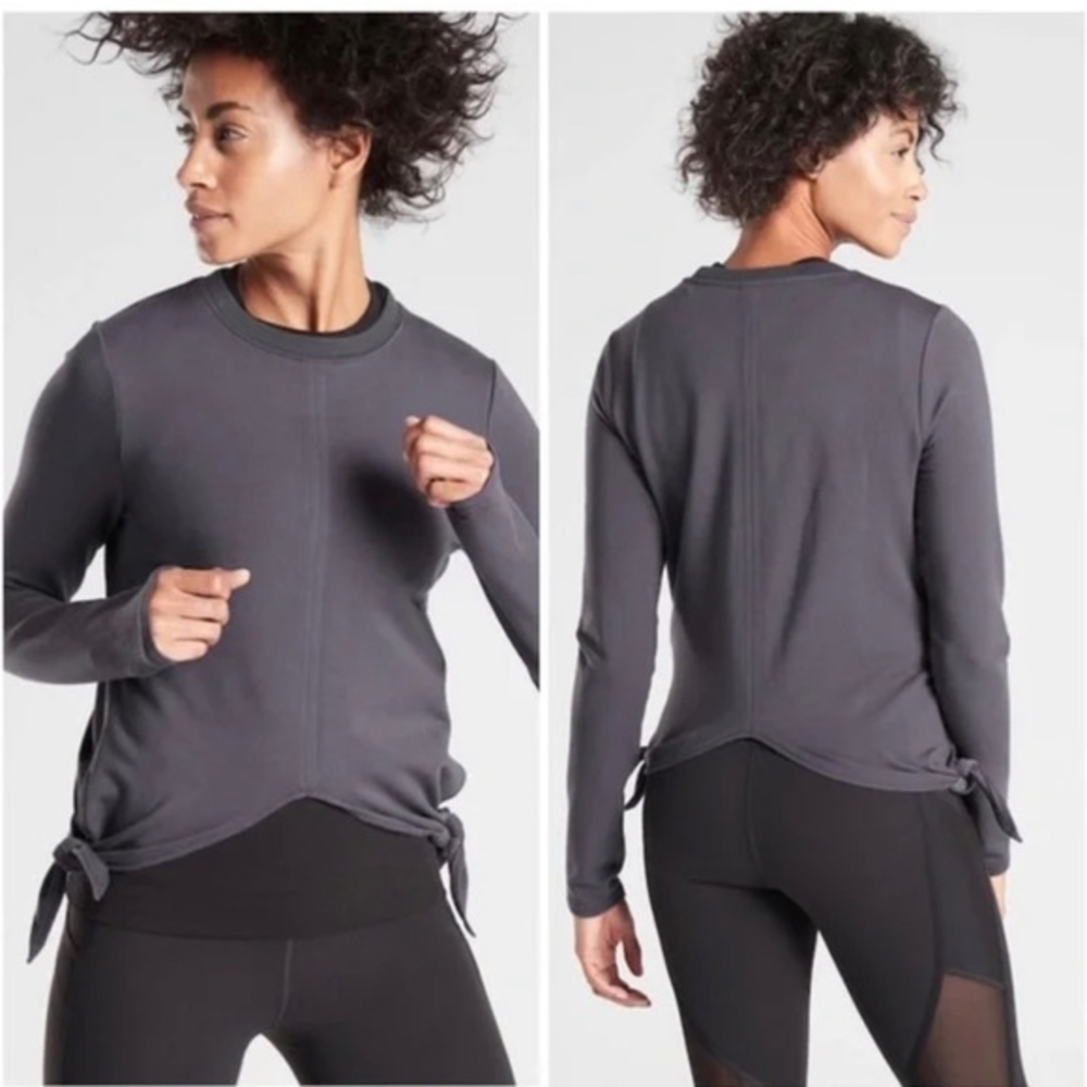 Athleta Samsara Side Tie Sweatshirt
